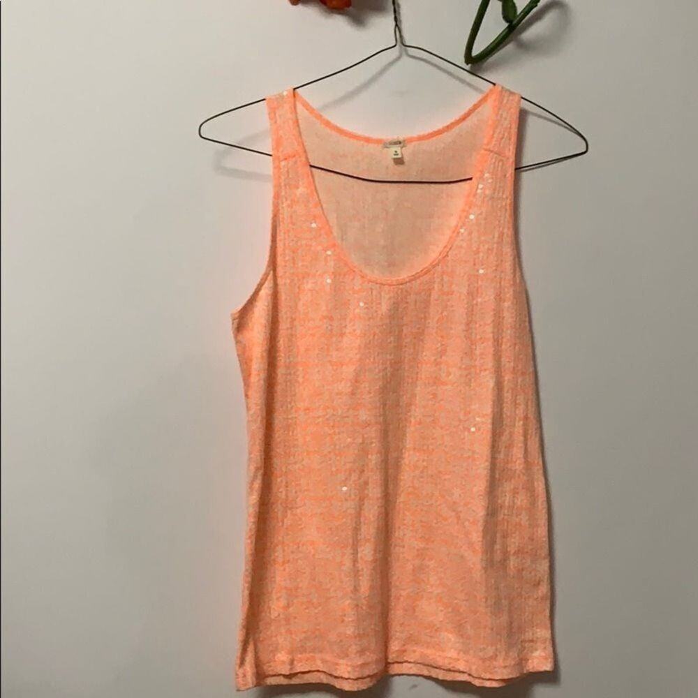 J.CREW SEQUINS DETAIL ARMLESS TOP Size S‎